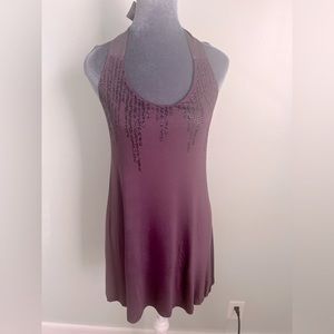 Halter mini dress